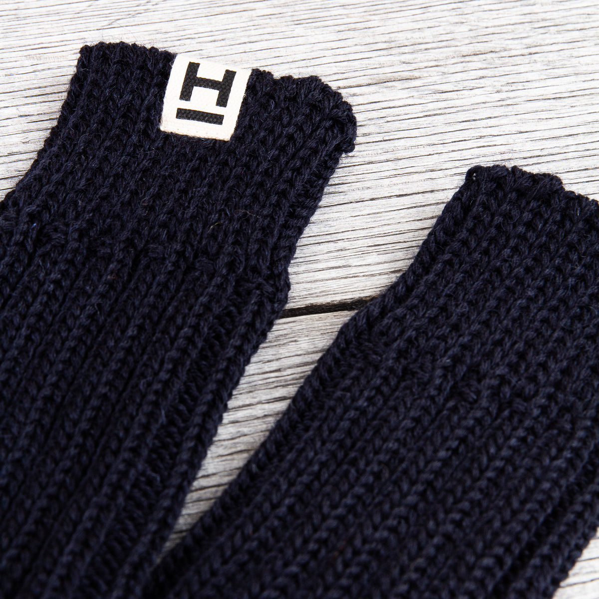 Heimat Wander Wool Socks Ink (Navy)
