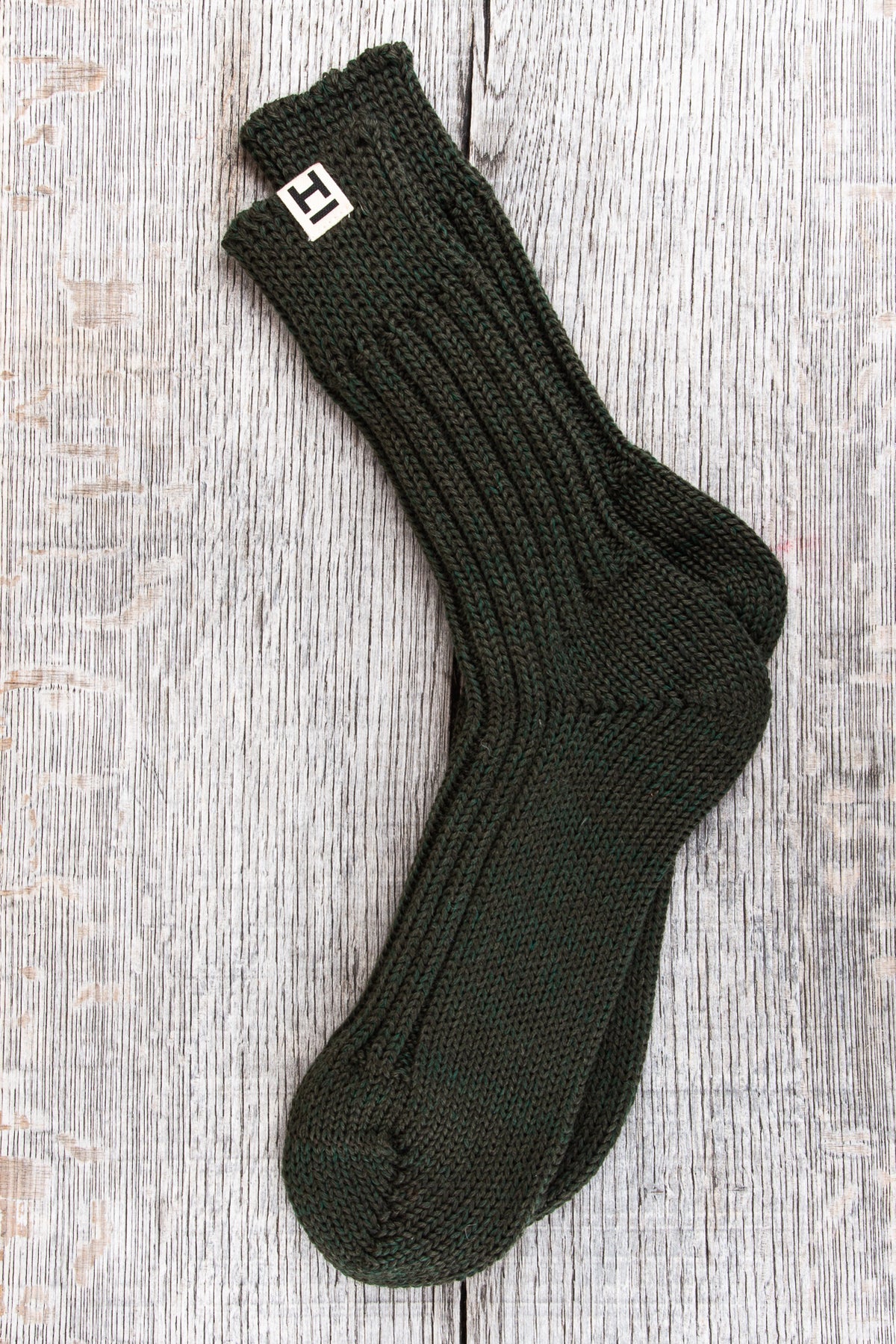 Heimat Wander Wool Socks Military Green