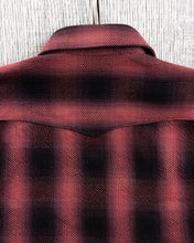 Indigofera Dollard Shirt Heavy Check Burgundy / Black
