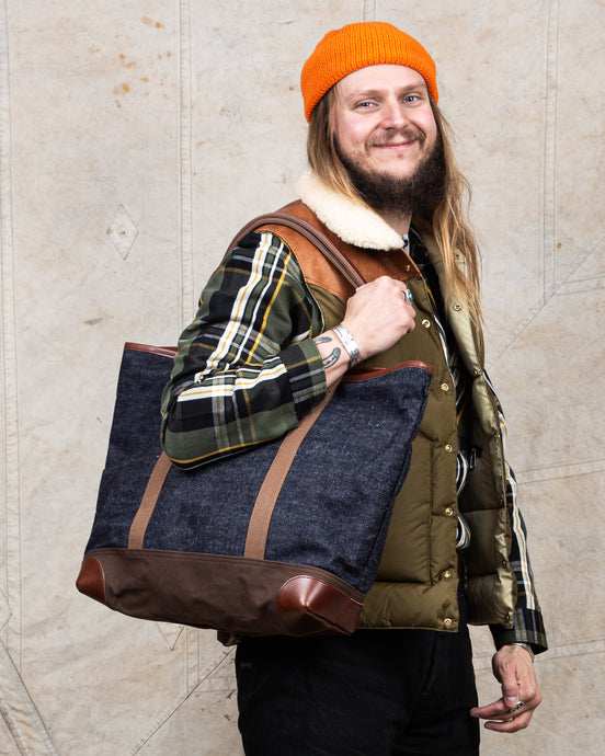 Warehouse & Co Indigo Denim 5212 Tote Bag