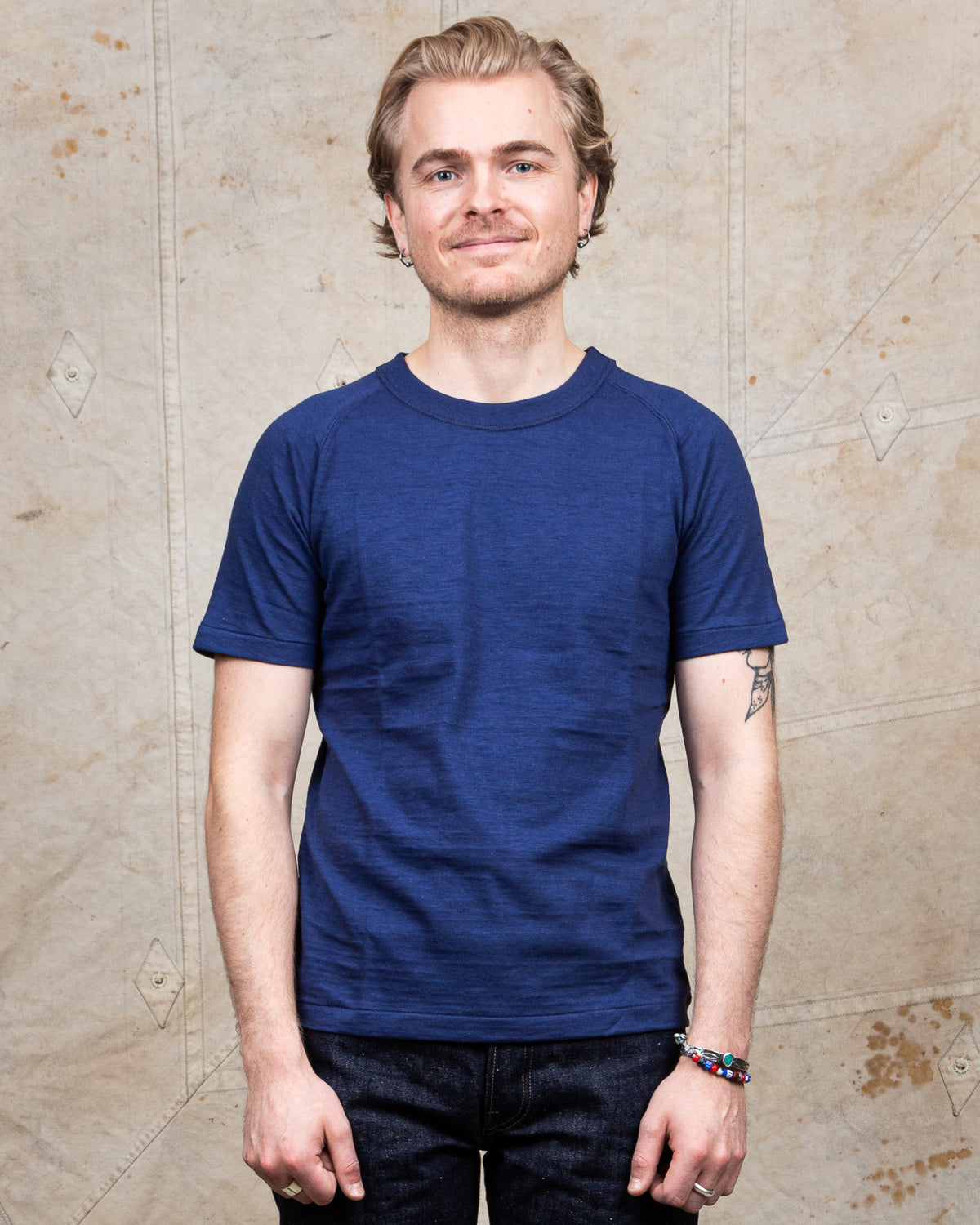 Warehouse & Co Freedom Sleeve T-shirt Navy