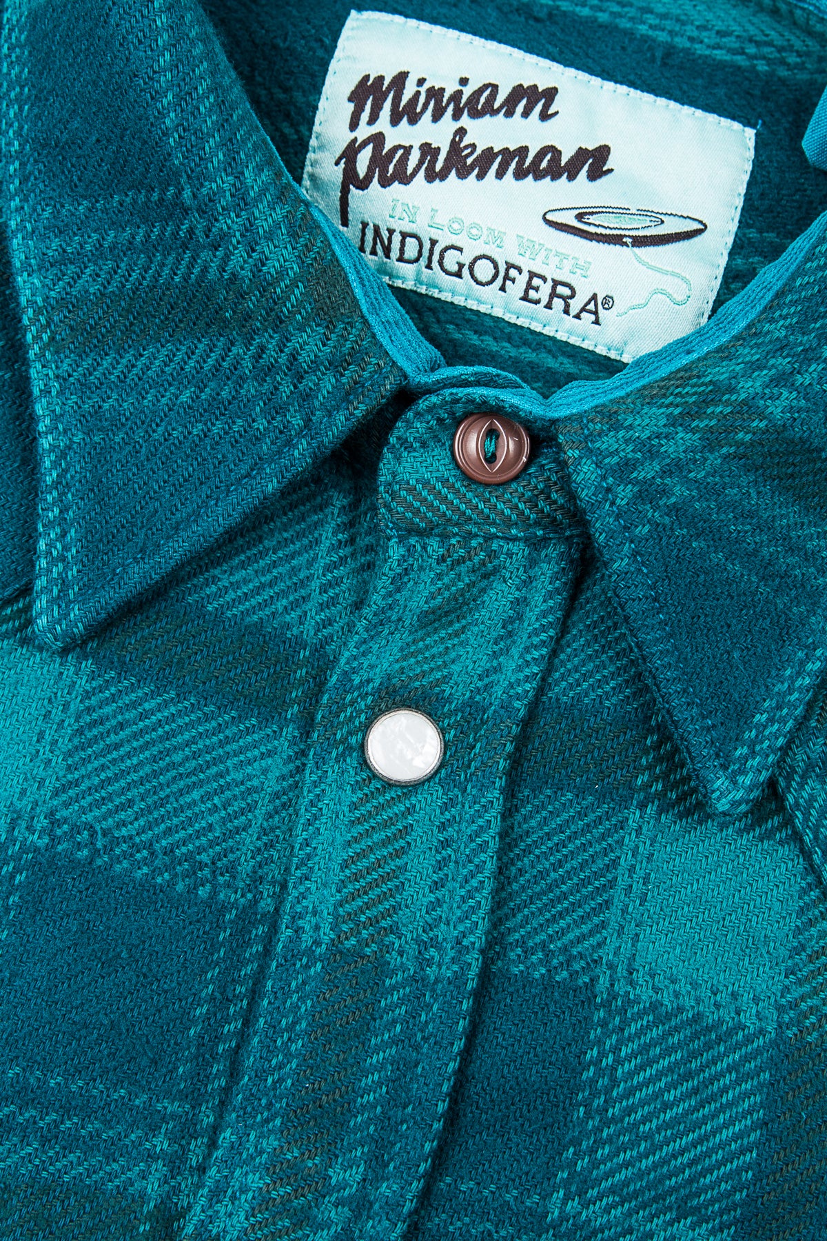 Miriam Parkman x Indigofera Cliffs & Moss Flannel Shirt