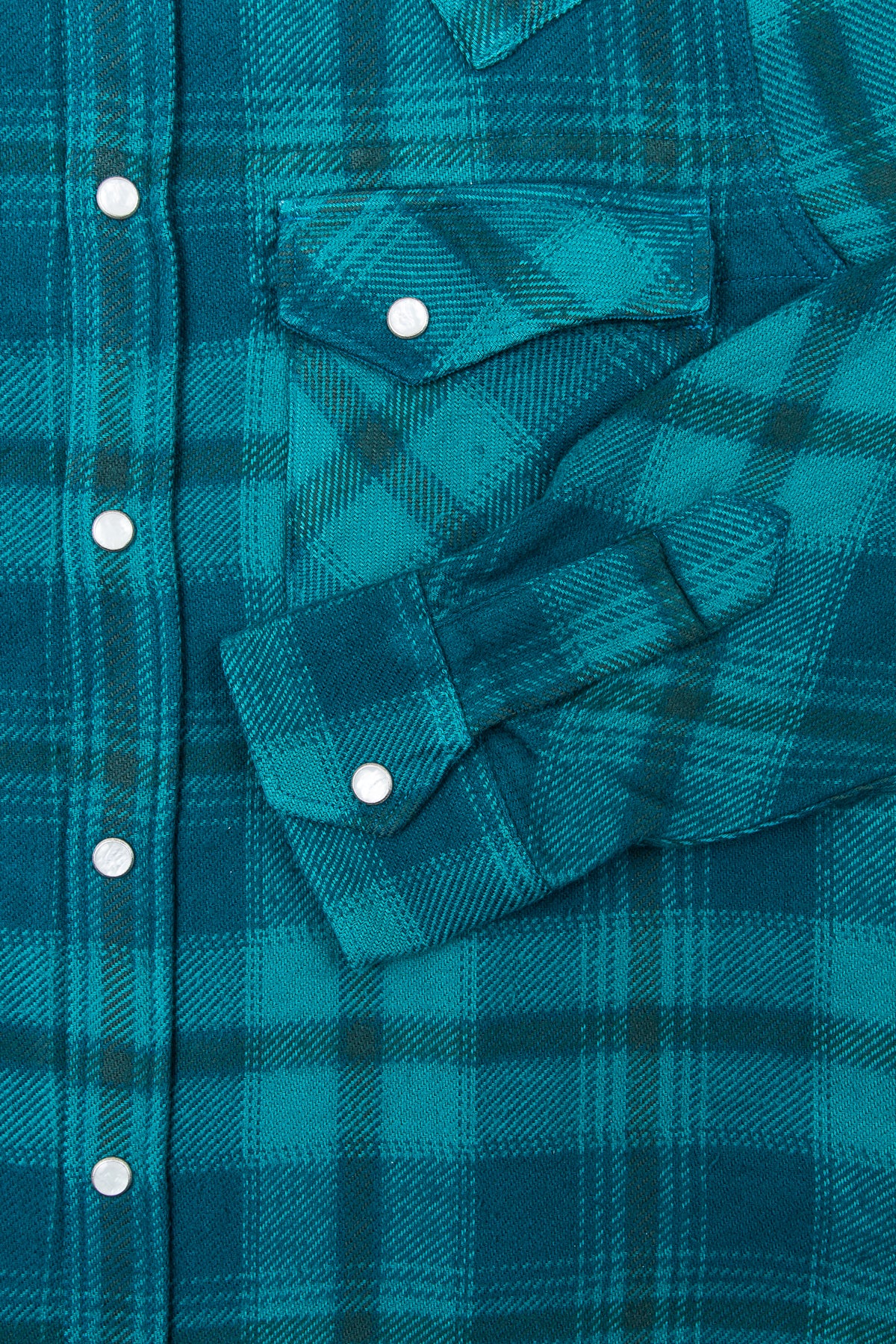 Miriam Parkman x Indigofera Cliffs & Moss Flannel Shirt