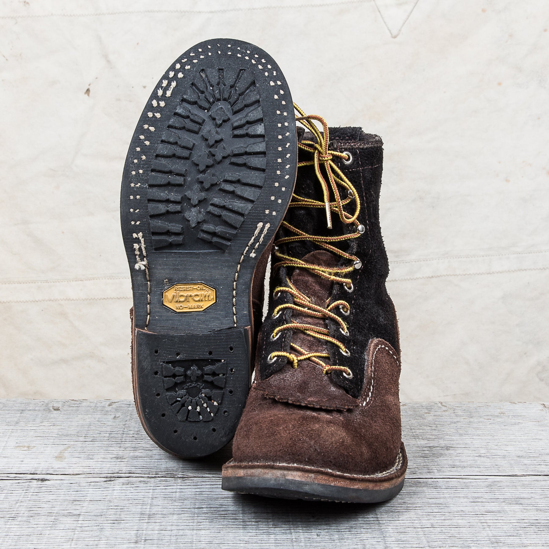 Second hand Wesco Highliner Two Tone Boots – Second Sunrise