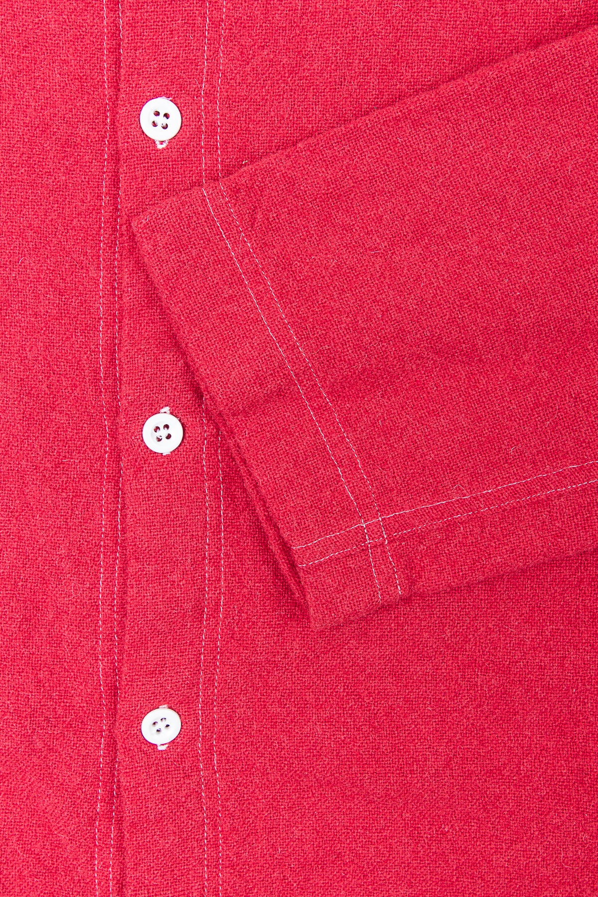 Tender Weaver's Stock Wool Tail Shirt Scarlet