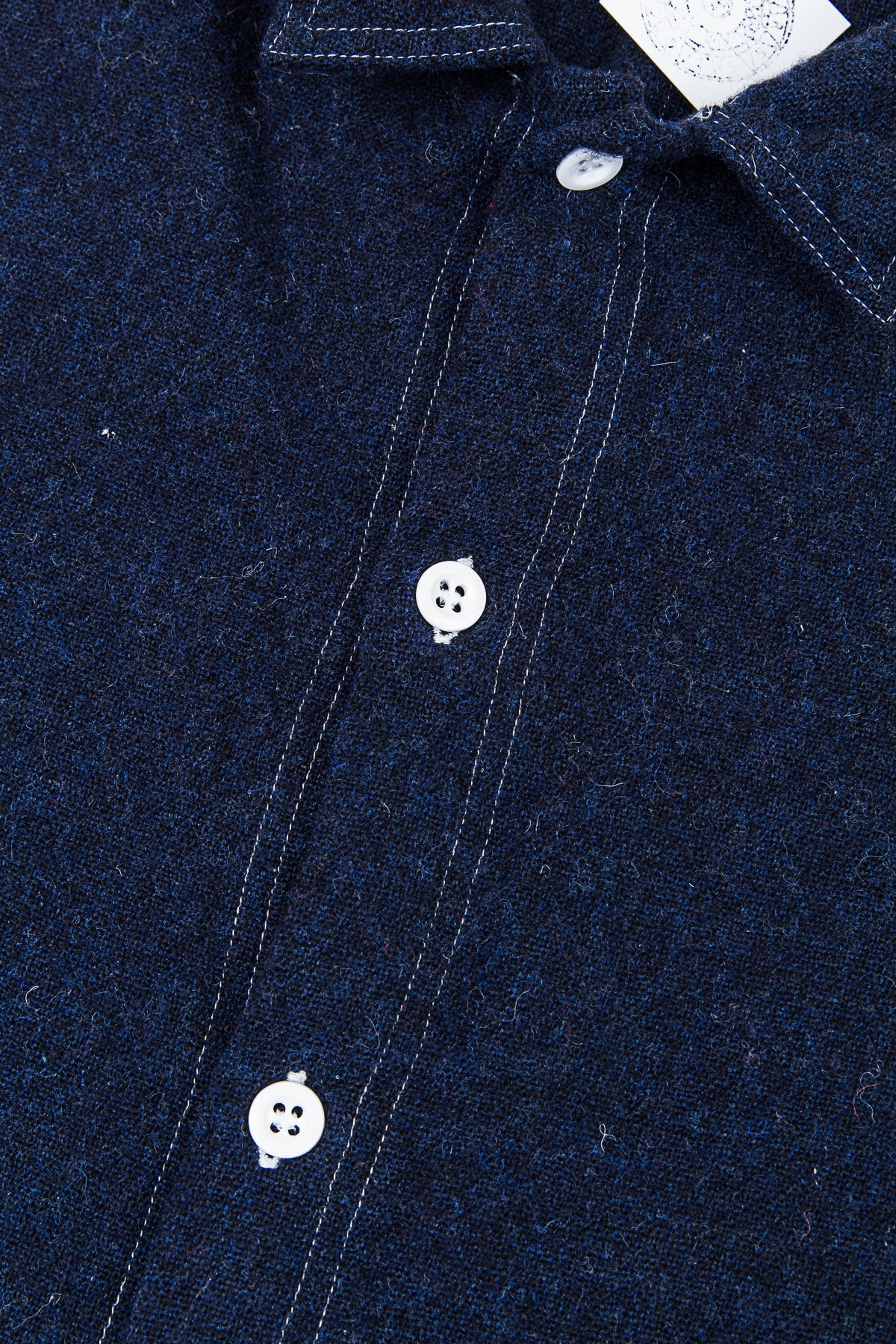 Tender Weaver's Stock Wool Tail Shirt Navy