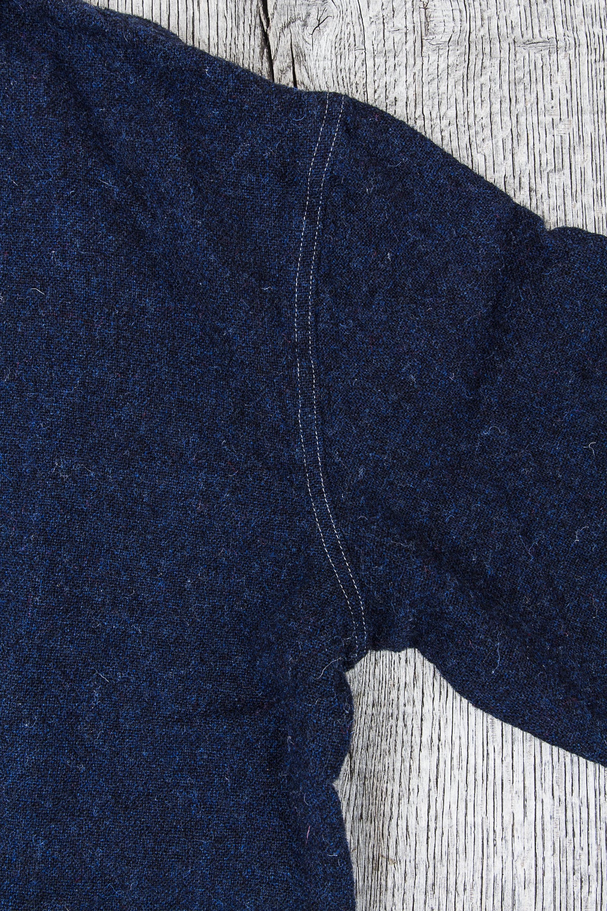 Tender Weaver's Stock Wool Tail Shirt Navy