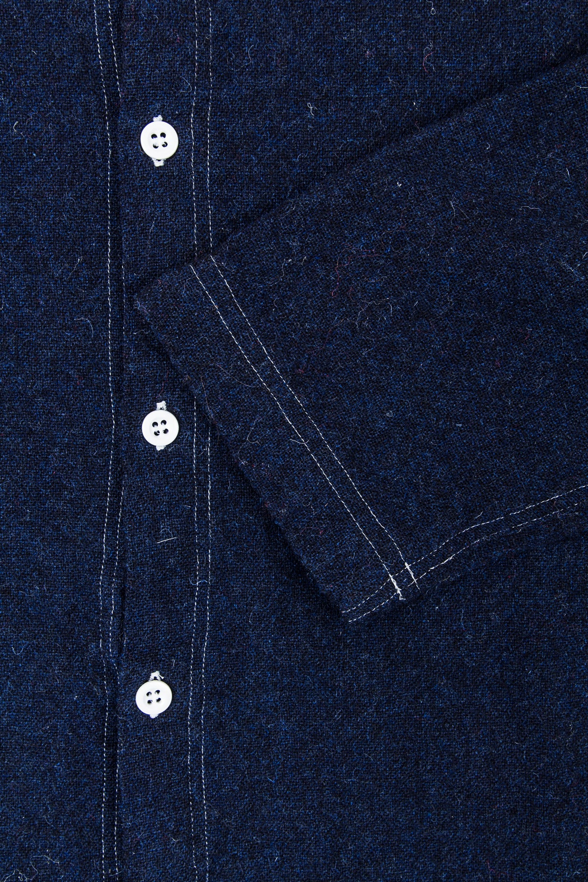 Tender Weaver's Stock Wool Tail Shirt Navy