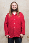 Tender Weaver's Stock Wool Tail Shirt Scarlet