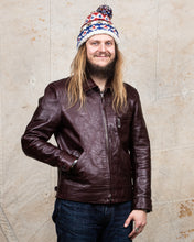 Second Hand Fountainhead Leathers Alpha Jacket - Burgundy Horsehide