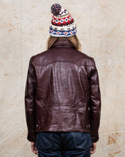 Second Hand Fountainhead Leathers Alpha Jacket - Burgundy Horsehide
