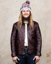 Second Hand Fountainhead Leathers Alpha Jacket - Burgundy Horsehide