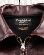 Second Hand Fountainhead Leathers Alpha Jacket - Burgundy Horsehide