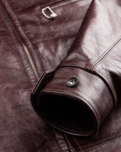 Second Hand Fountainhead Leathers Alpha Jacket - Burgundy Horsehide
