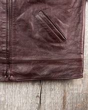 Second Hand Fountainhead Leathers Alpha Jacket - Burgundy Horsehide