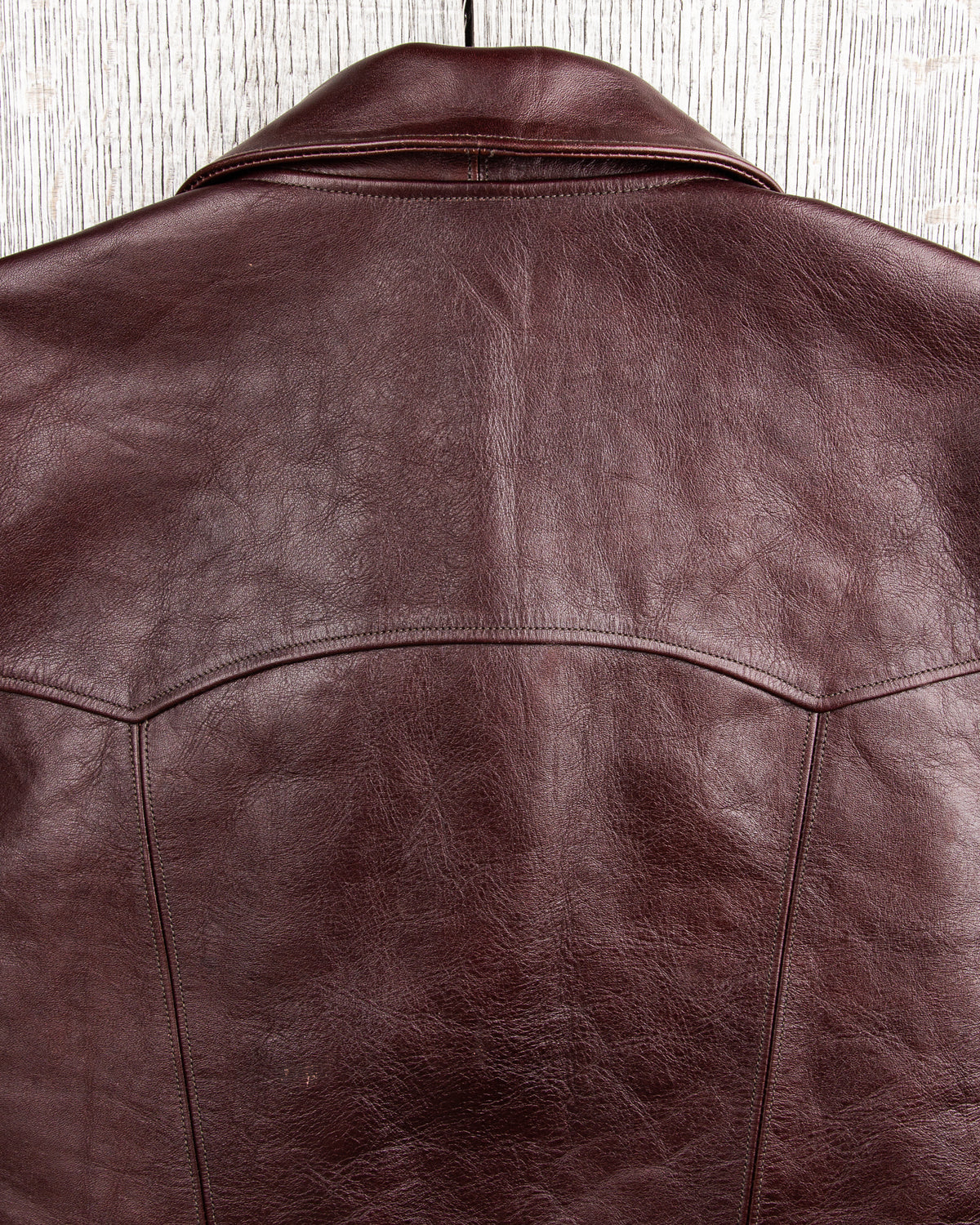 Second Hand Fountainhead Leathers Alpha Jacket - Burgundy Horsehide