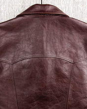 Second Hand Fountainhead Leathers Alpha Jacket - Burgundy Horsehide