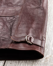 Second Hand Fountainhead Leathers Alpha Jacket - Burgundy Horsehide