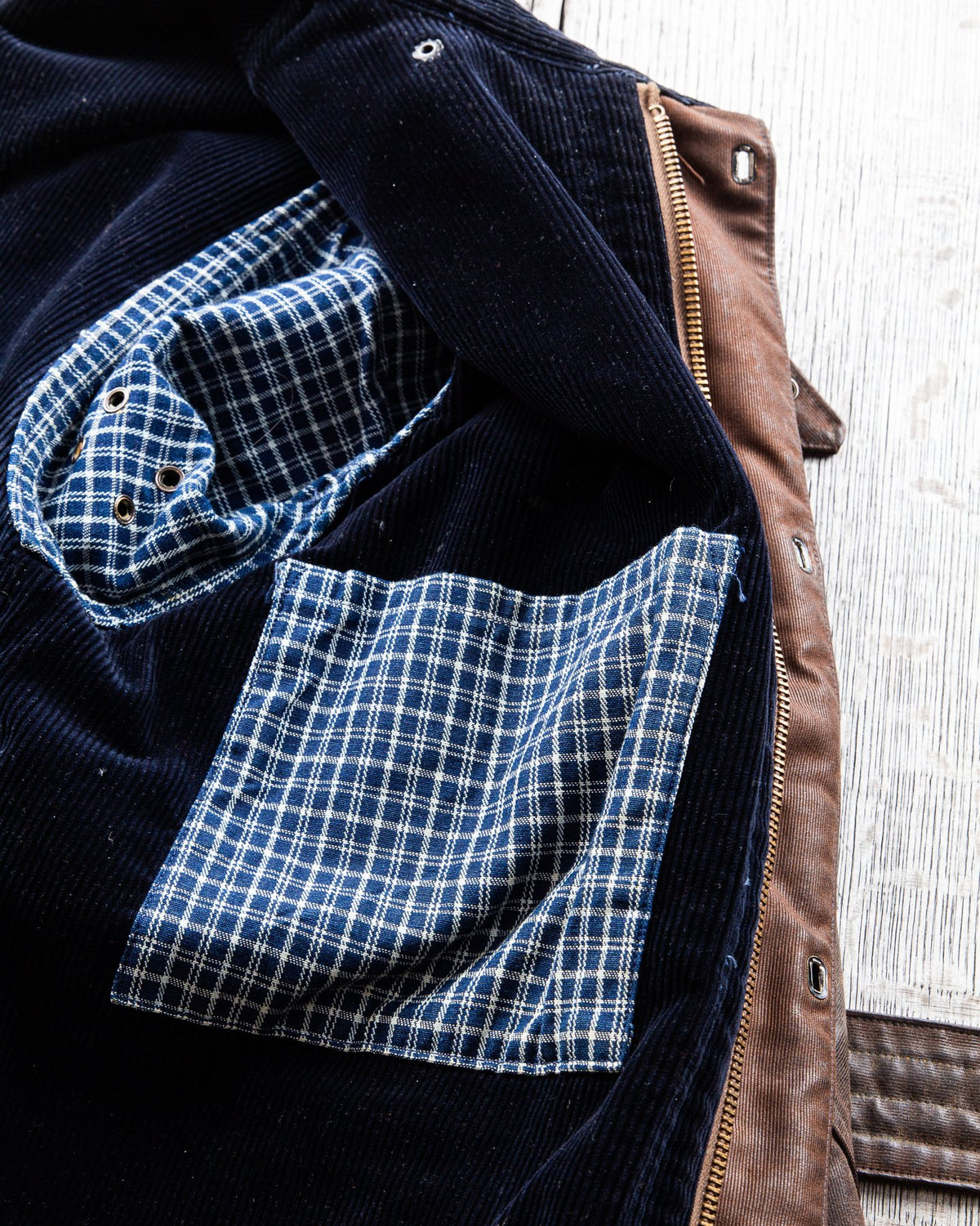 Second Hand Mister Freedom Mulholland Drizzle King Jacket Brown Duck Waxed