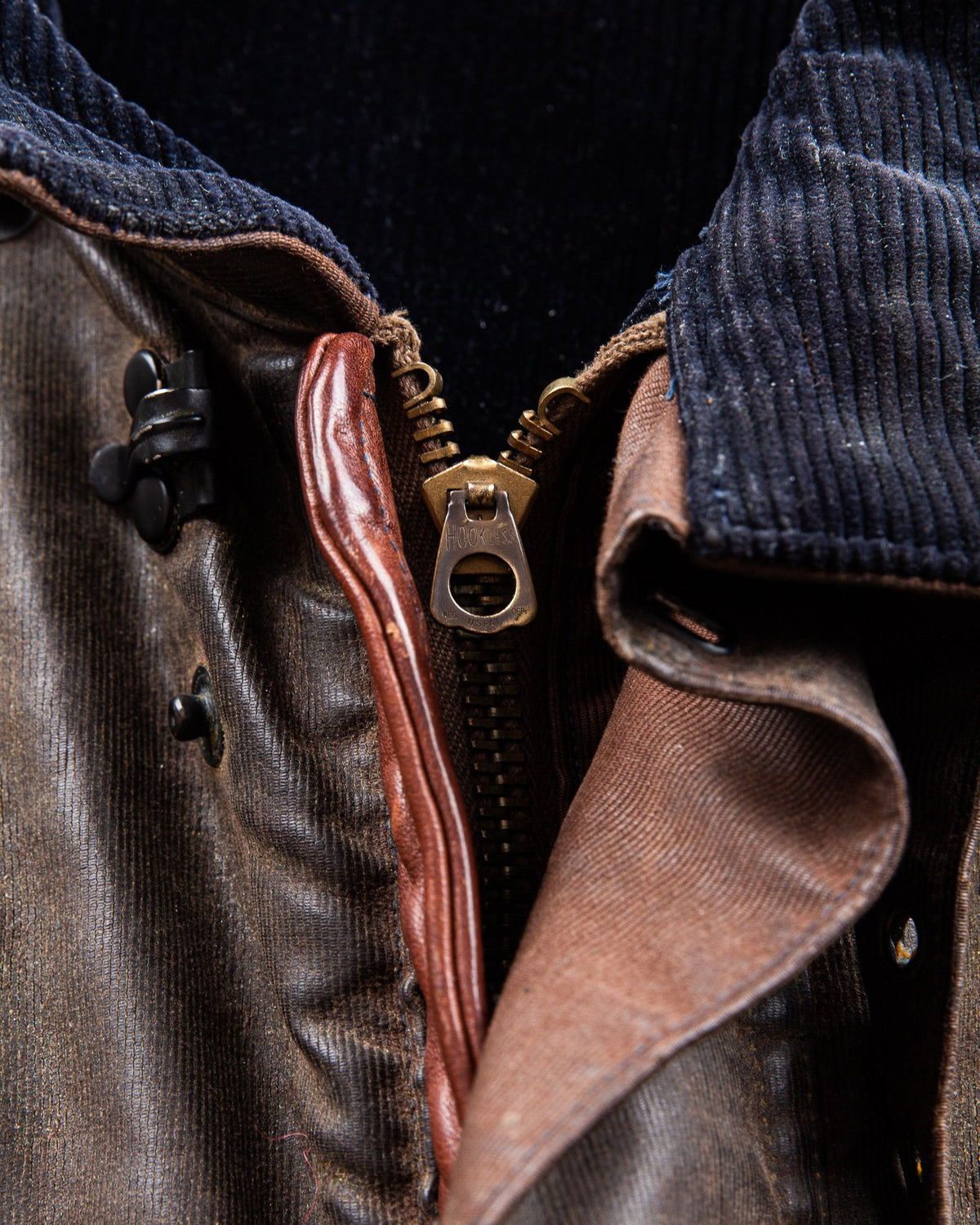 Second Hand Mister Freedom Mulholland Drizzle King Jacket Brown Duck Waxed