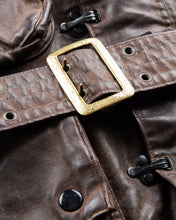 Second Hand Mister Freedom Mulholland Drizzle King Jacket Brown Duck Waxed