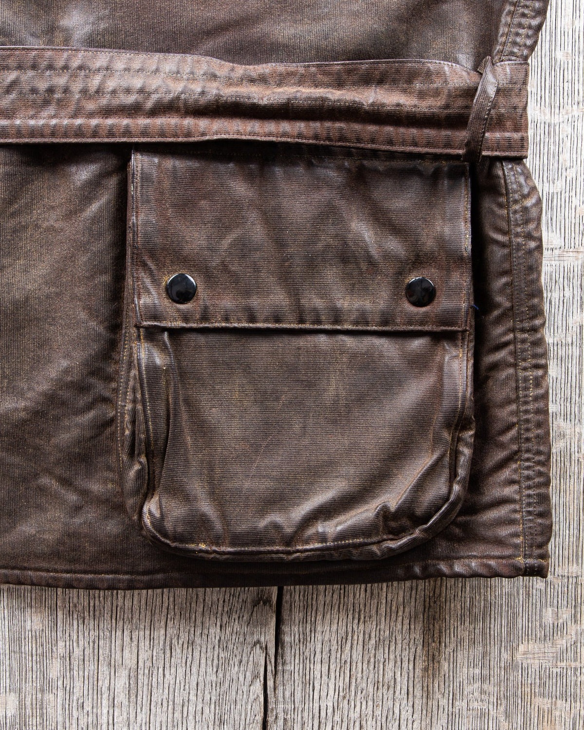 Second Hand Mister Freedom Mulholland Drizzle King Jacket Brown Duck Waxed