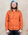 Sugar Cane & Co. Heavy Pique Shirt Pigment Dyed Orange