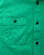 Sugar Cane & Co. Heavy Pique Shirt Pigment Dyed Green