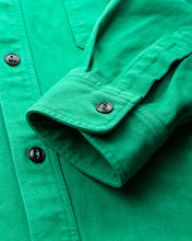 Sugar Cane & Co. Heavy Pique Shirt Pigment Dyed Green