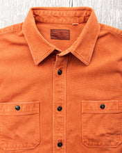 Sugar Cane & Co. Heavy Pique Shirt Pigment Dyed Orange