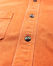 Sugar Cane & Co. Heavy Pique Shirt Pigment Dyed Orange
