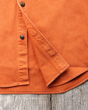 Sugar Cane & Co. Heavy Pique Shirt Pigment Dyed Orange