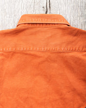 Sugar Cane & Co. Heavy Pique Shirt Pigment Dyed Orange