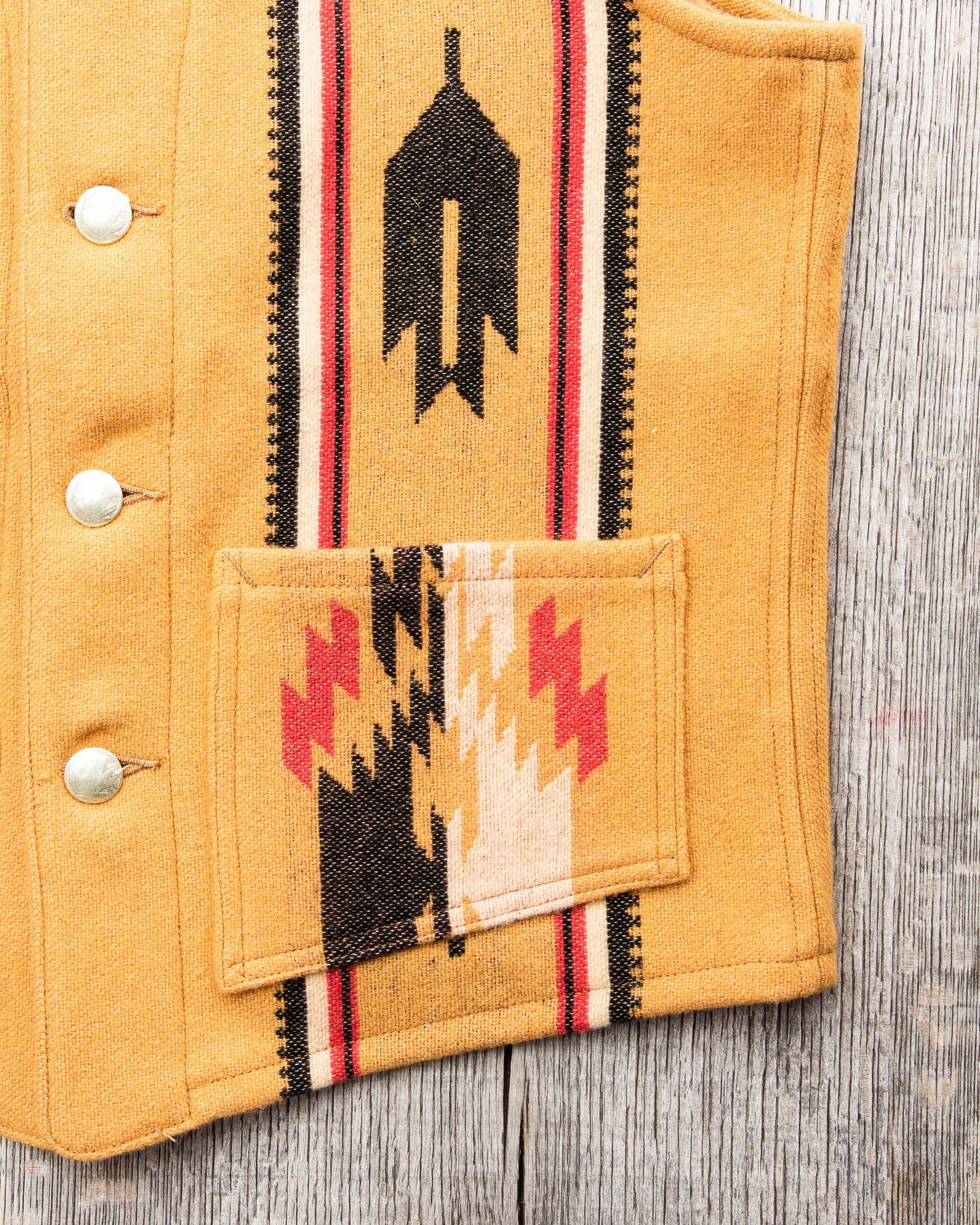 Sugar Cane & Co SC14993 Wool Blanket Vest – Second Sunrise