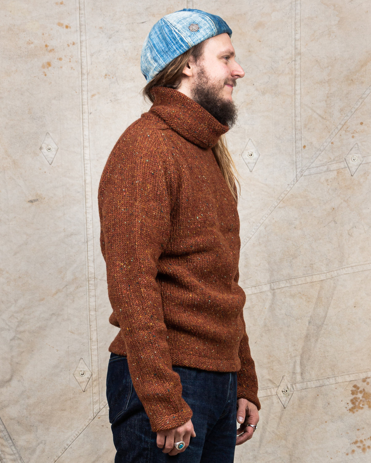Tender Type 737 Purl Edge Astronaut Neck Pullover