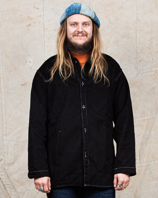Tender Weaver's Stock Tail Shirt Black Wool