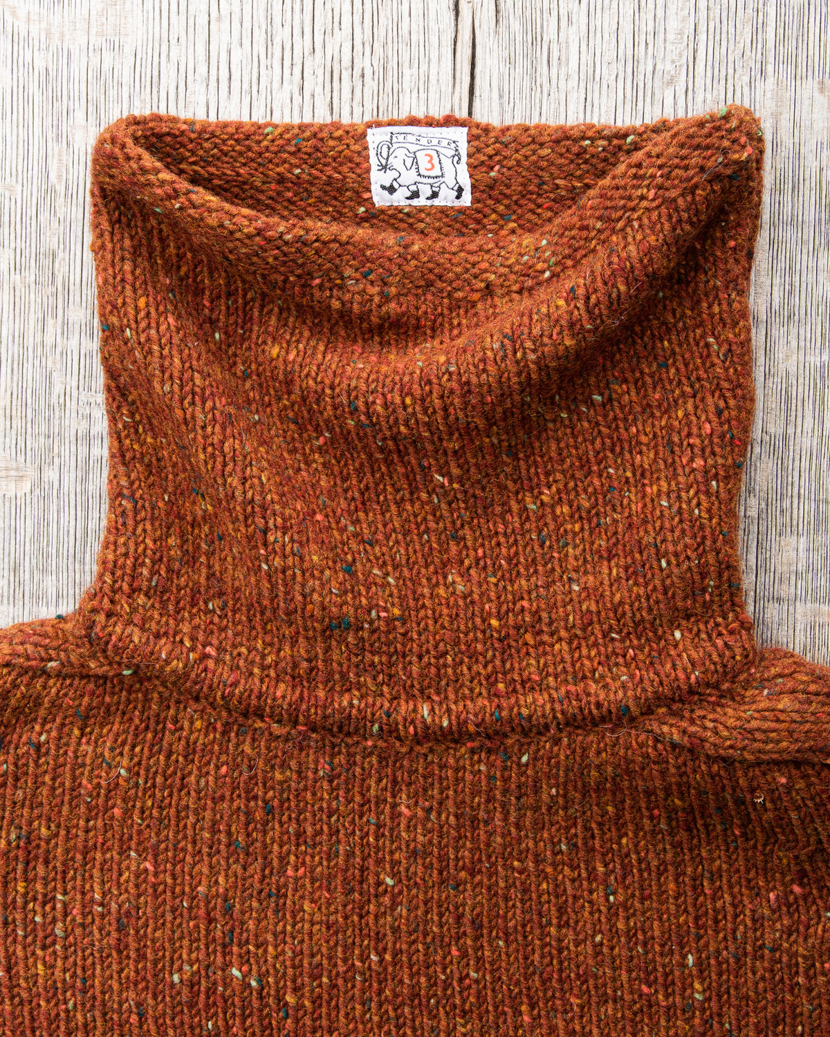 Tender Type 737 Purl Edge Astronaut Neck Pullover
