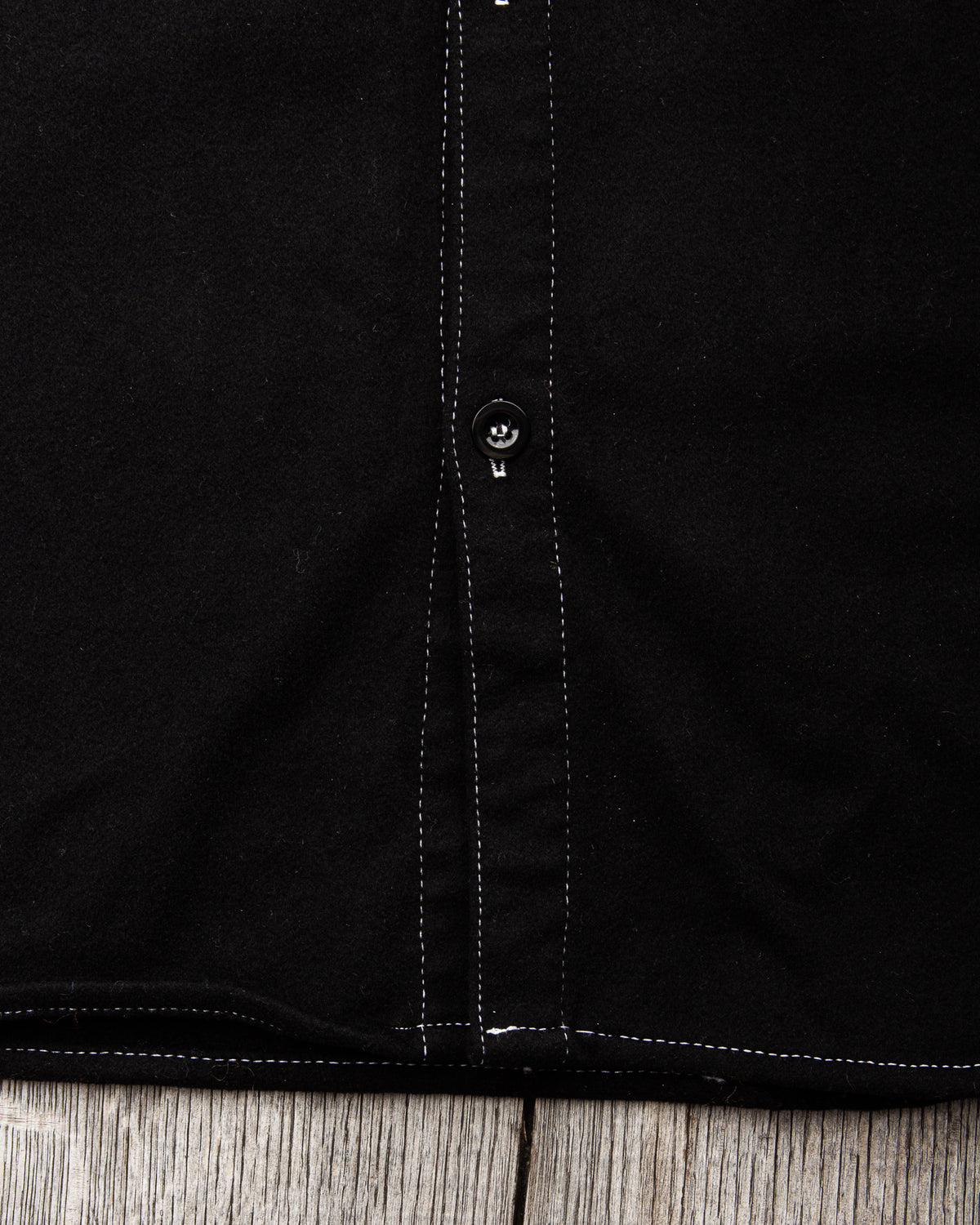 Tender Weaver's Stock Tail Shirt Black Wool