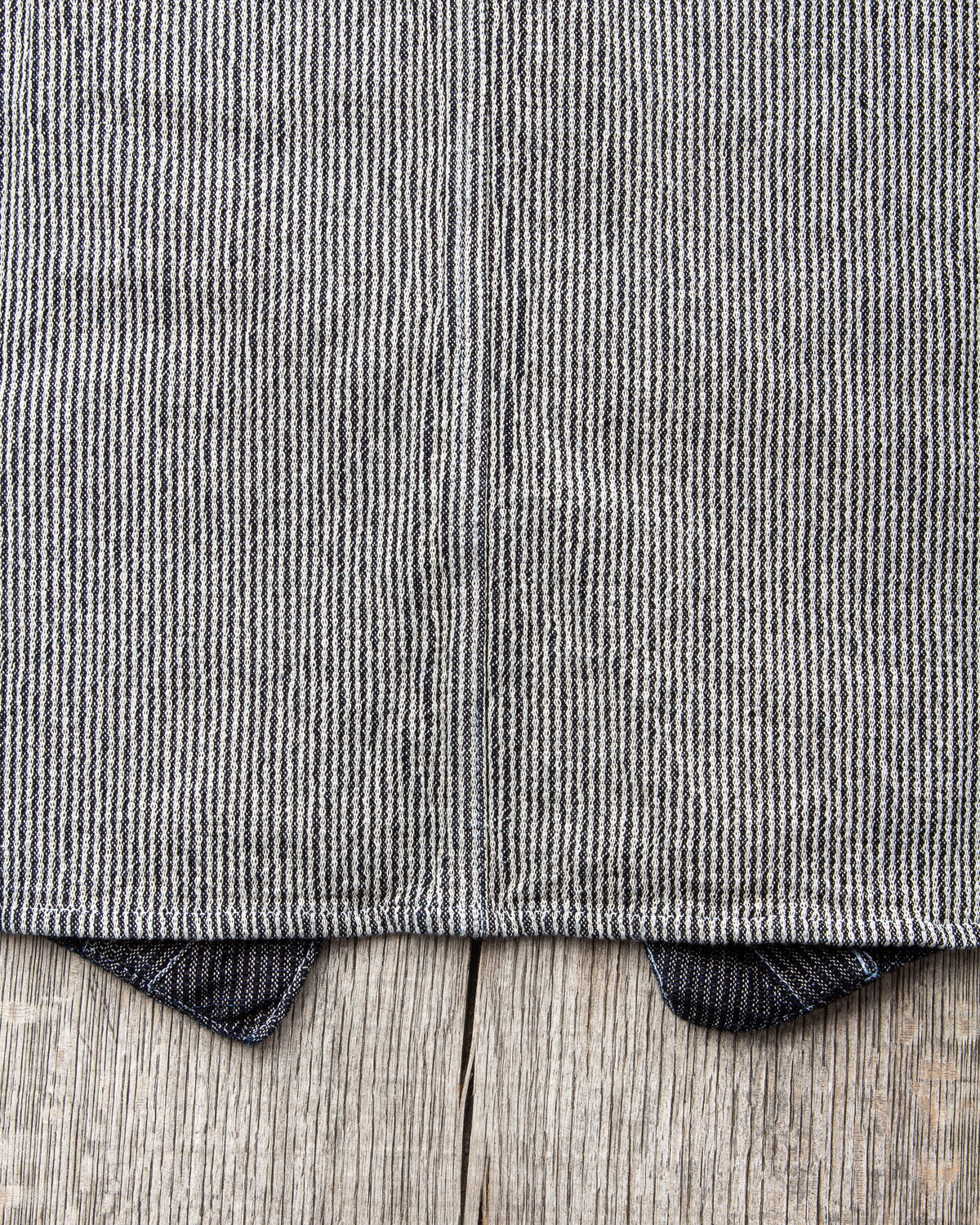 Tender Type 461 Baste Shirt Chain Cord Indigo Rinsed Wash