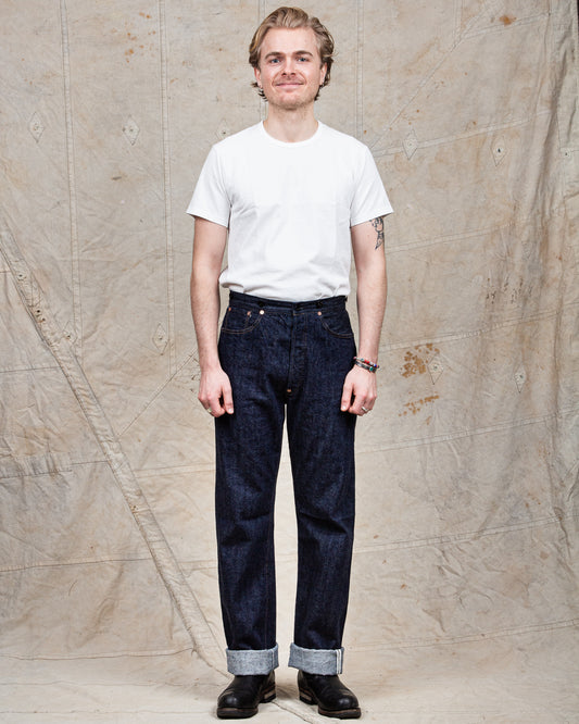 TCB Jeans Viktor’s Voice Two Cat's Waist Overall Natural Indigo Denim