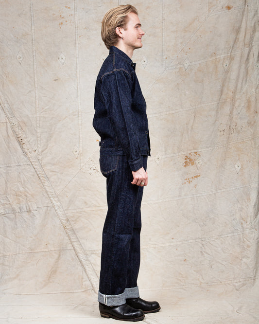 TCB Jeans Viktor’s Voice Two Cat's Blouse Natural Indigo