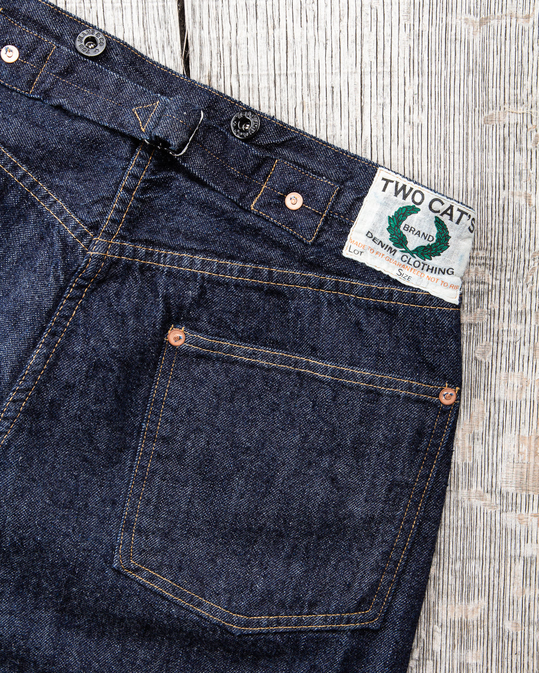 TCB Jeans Viktor's Voice Two Cat's Waist Overall Natural