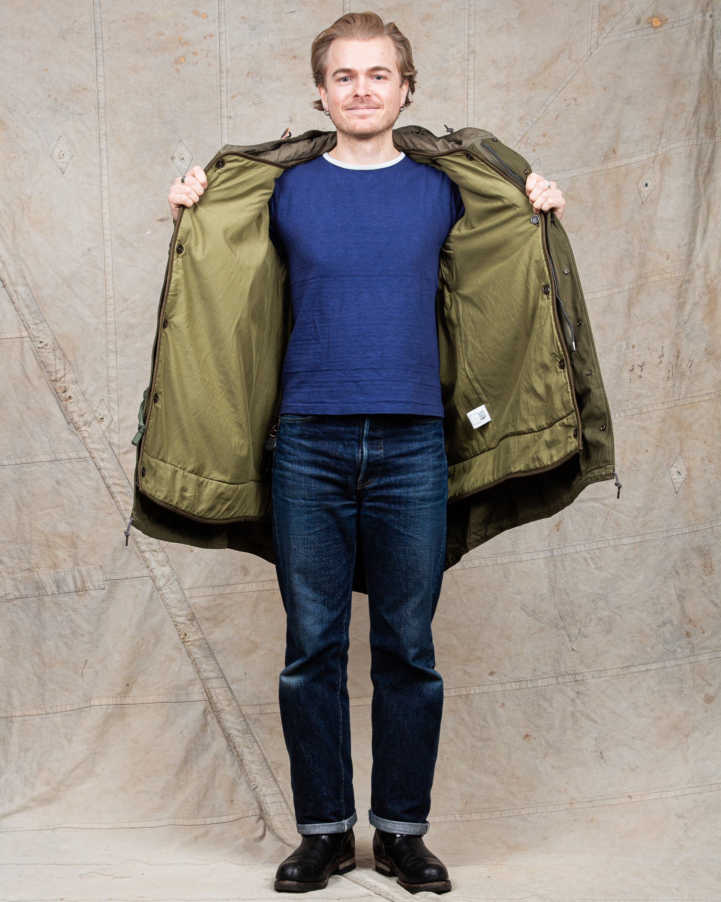 Buzz Rickson's M-51 Fish Tail Parka Wool Liner Size S – Second Sunrise