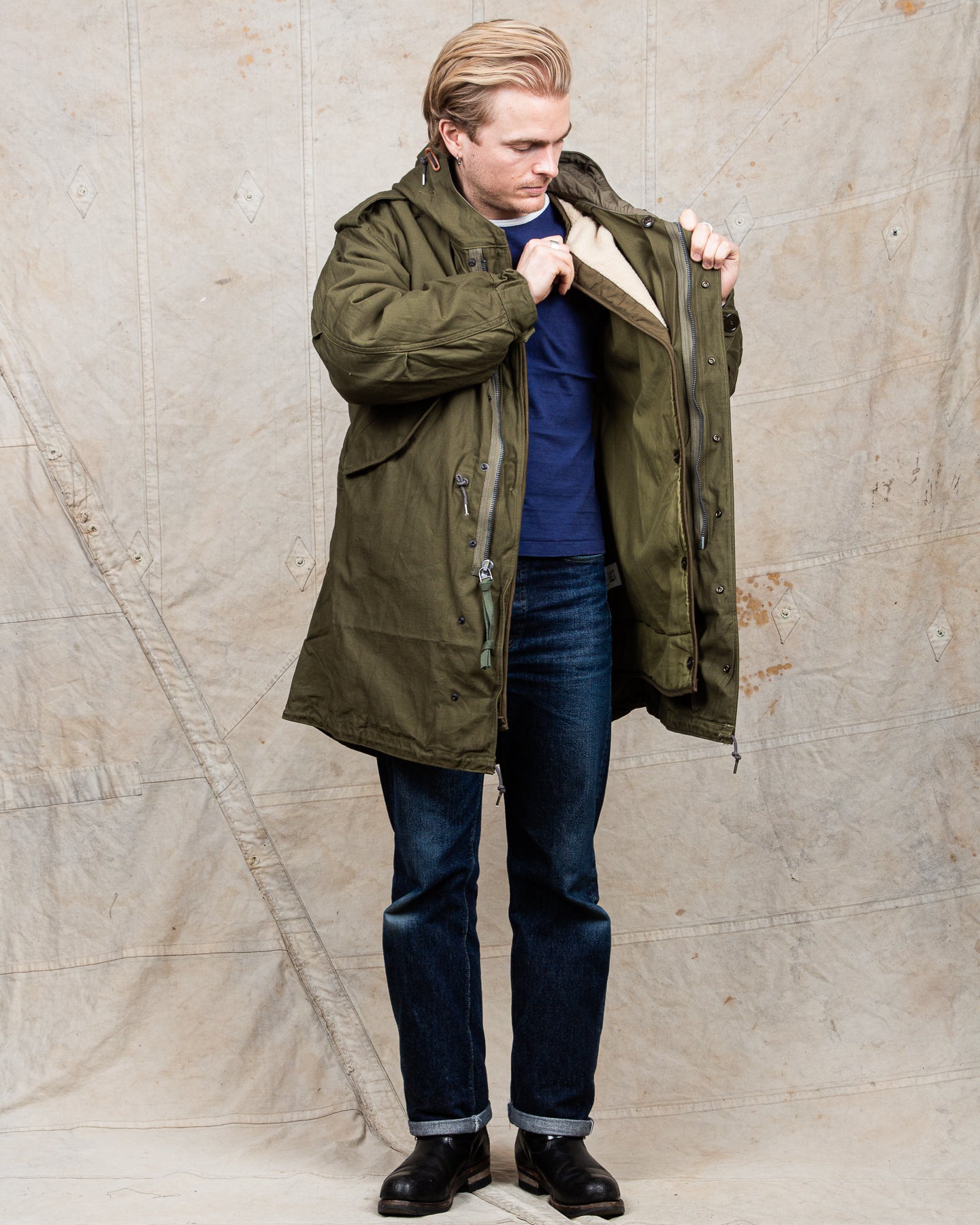 ヒ*ヨ様 BUZZ RICKSON'S M-51/LINER JACKET Buzz Rickson's M-51 Fish Tail Parka Wool Liner Size S – Second Sunrise