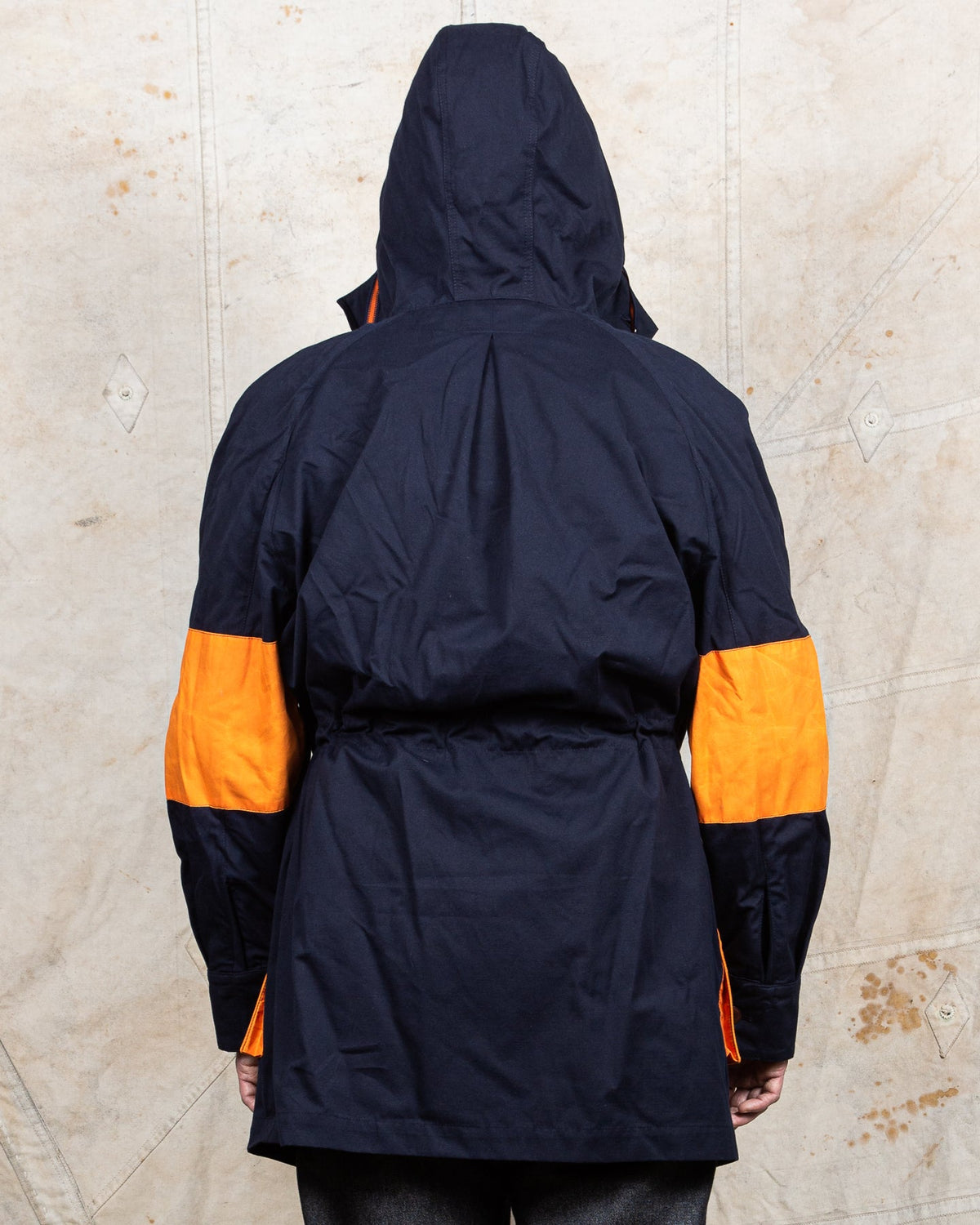 Indigofera x Second Sunrise Storm Jacket Navy / Orange