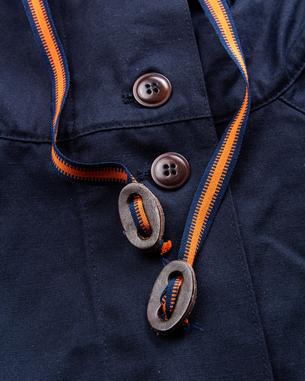 Indigofera x Second Sunrise Storm Jacket Navy / Orange