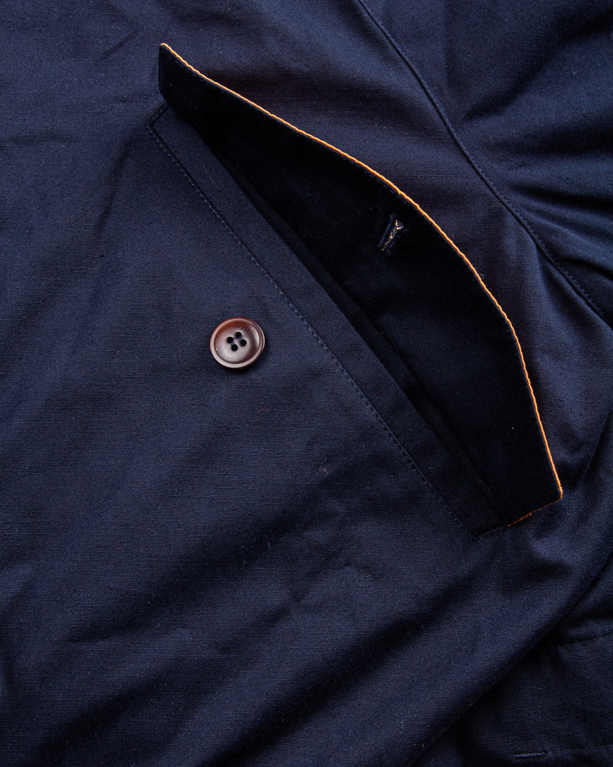 Indigofera x Second Sunrise Storm Jacket Navy / Orange
