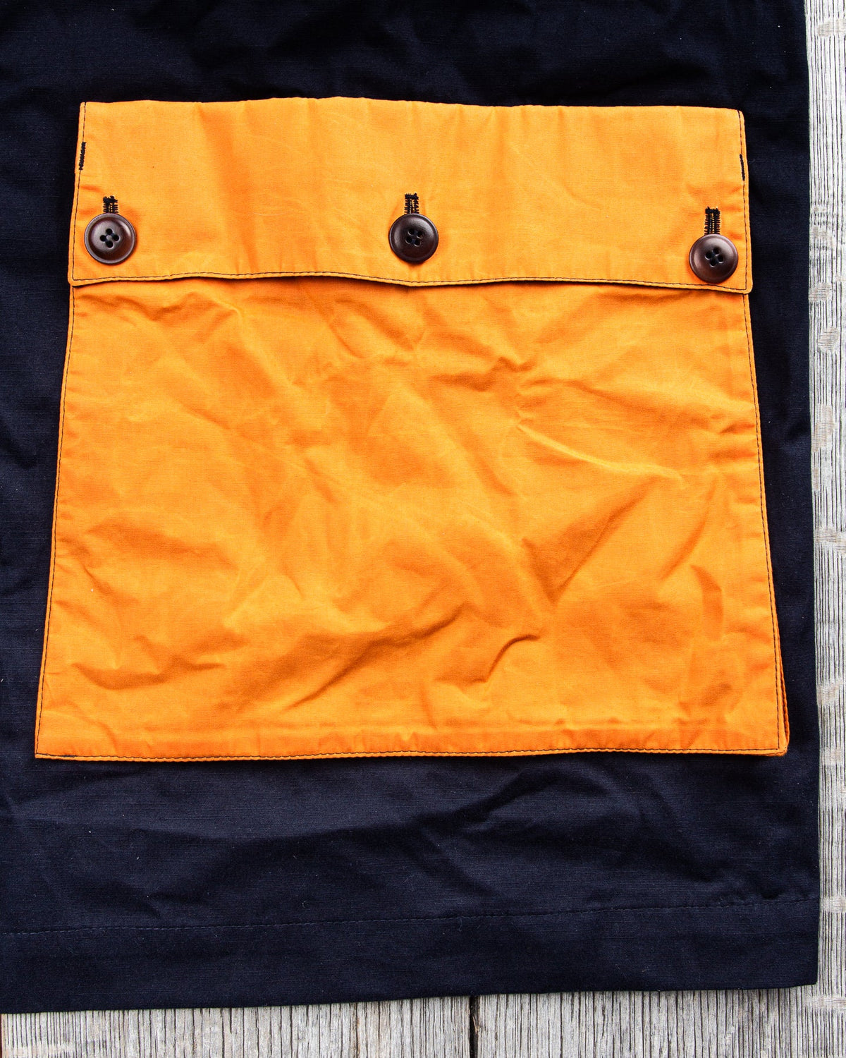 Indigofera x Second Sunrise Storm Jacket Navy / Orange