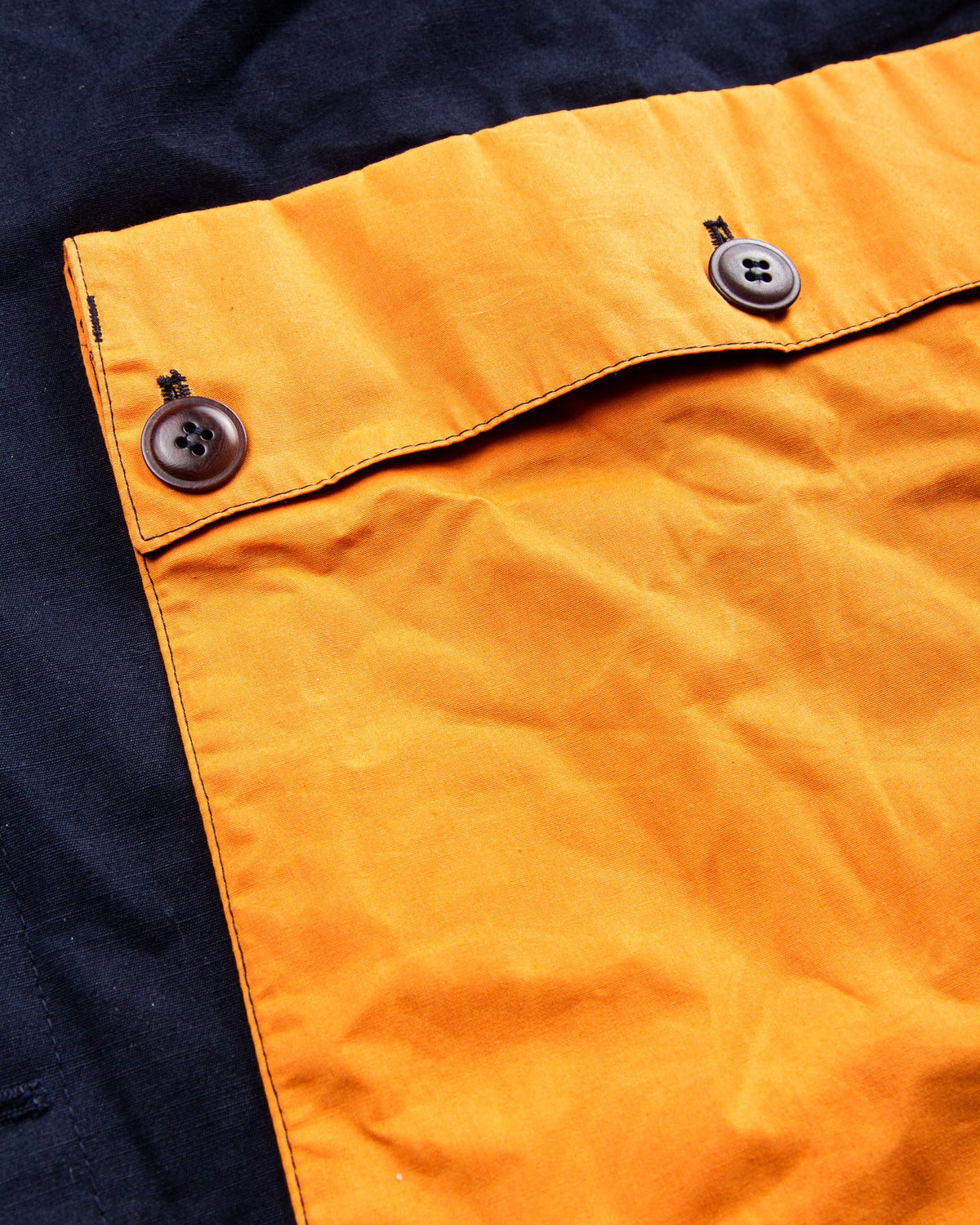 Indigofera x Second Sunrise Storm Jacket Navy / Orange