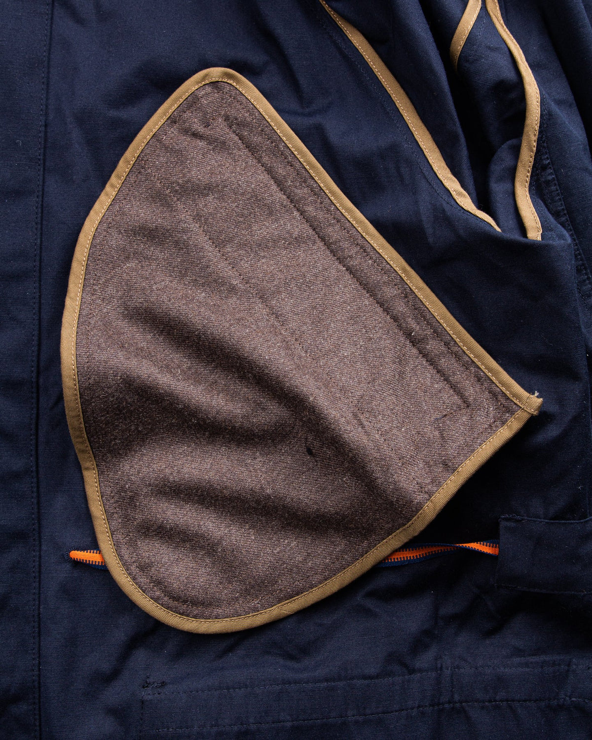 Indigofera x Second Sunrise Storm Jacket Navy / Orange